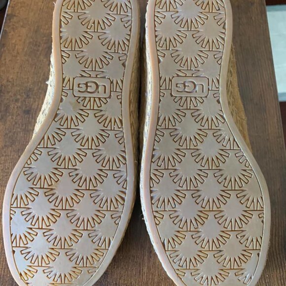 UGG Woodlyn Chestnut Suede Moccasin s/n 1094814 Women's Size 6 Shoes - Picture 4 of 10